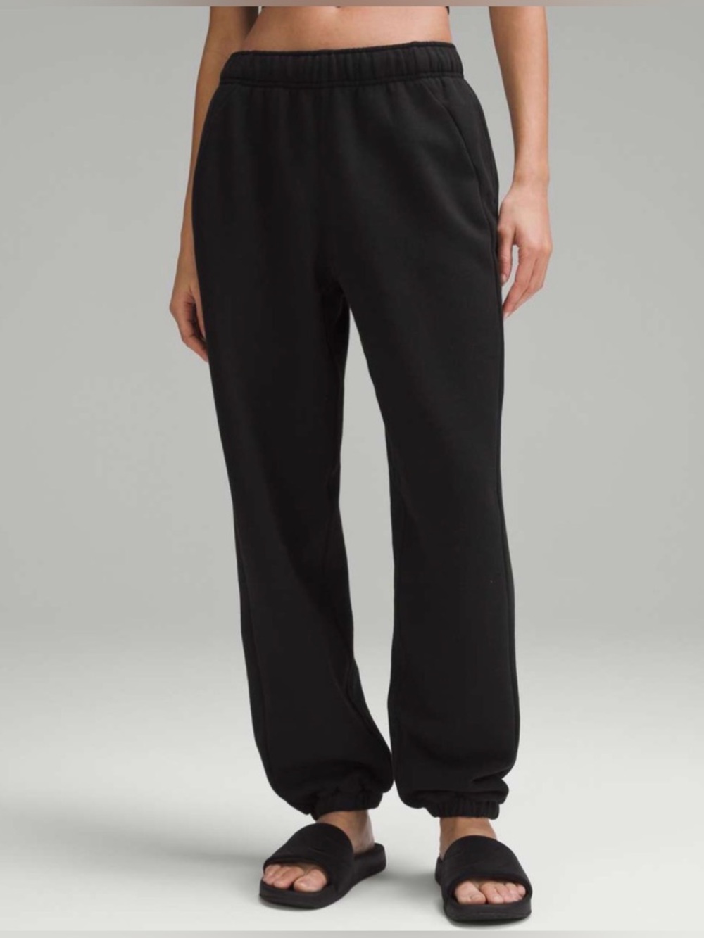 Lululemon Scuba Mid-Rise Oversized Jogger black size small